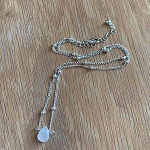jewel necklace with 22 inch silver chain